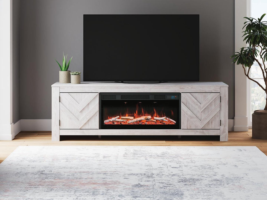 Cayboni 71" TV Stand with Electric Fireplace - CasaBella Furniture (San Antonio, TX)