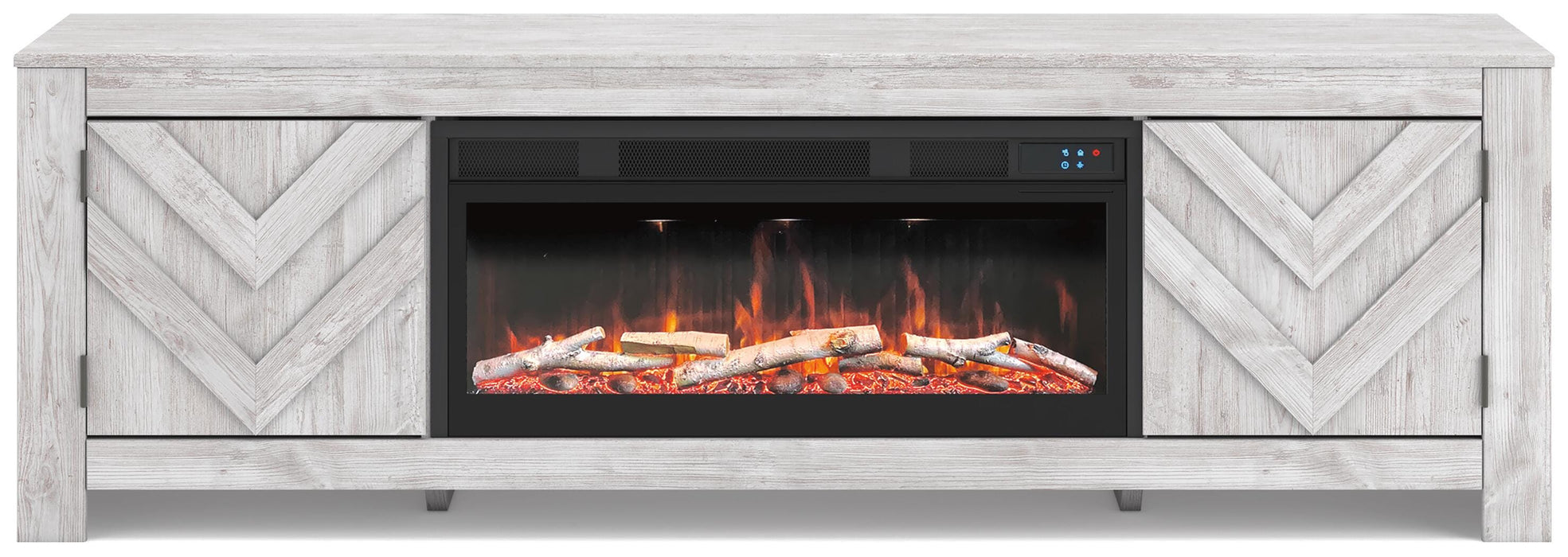 Cayboni 71" TV Stand with Electric Fireplace - CasaBella Furniture (San Antonio, TX)