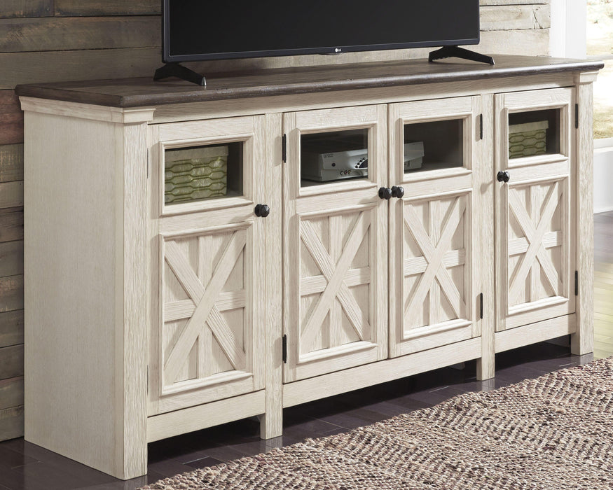 Bolanburg 74" TV Stand - CasaBella Furniture (San Antonio, TX)