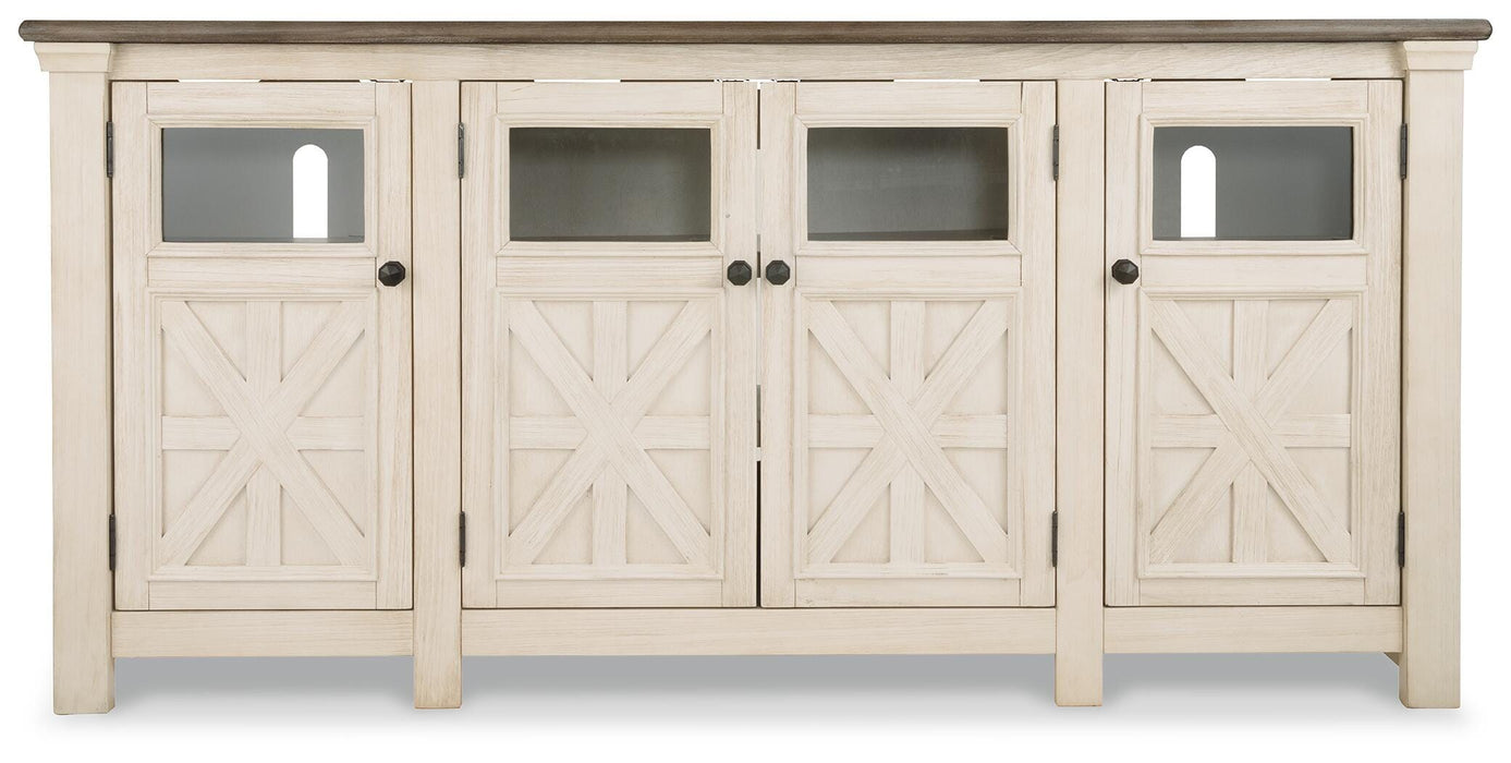 Bolanburg 74" TV Stand - CasaBella Furniture (San Antonio, TX)
