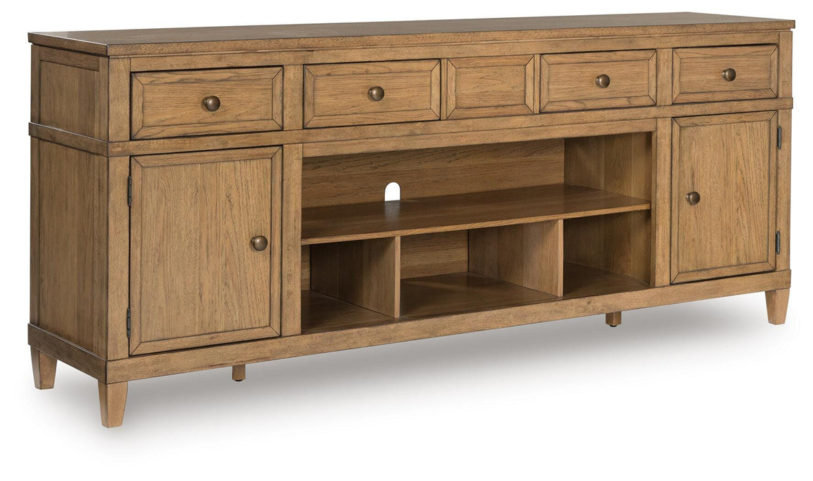 Sharlance 81" TV Stand - CasaBella Furniture (San Antonio, TX)