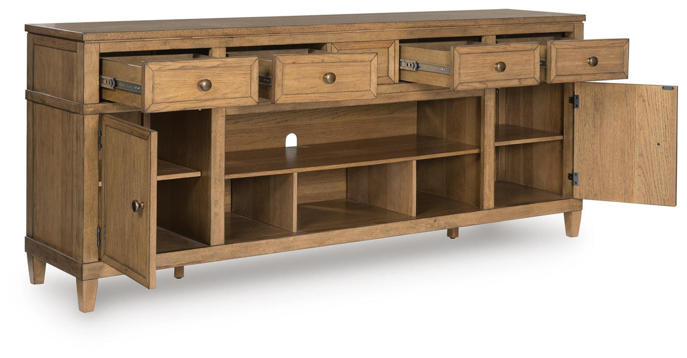 Sharlance 81" TV Stand - CasaBella Furniture (San Antonio, TX)