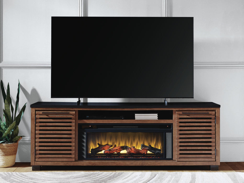 Kallari 84" TV Stand with Electric Fireplace - CasaBella Furniture (San Antonio, TX)