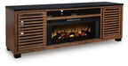 Kallari 84" TV Stand with Electric Fireplace - CasaBella Furniture (San Antonio, TX)