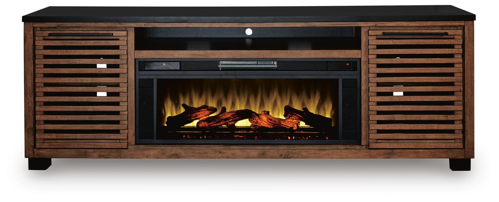 Kallari 84" TV Stand with Electric Fireplace - CasaBella Furniture (San Antonio, TX)