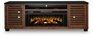 Kallari 84" TV Stand with Electric Fireplace - CasaBella Furniture (San Antonio, TX)