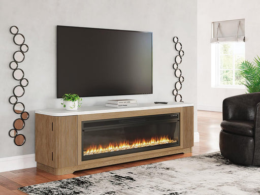 Camdill 80" TV Stand with Electric Fireplace - CasaBella Furniture (San Antonio, TX)