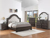 Crown Mark Furniture Duke King Bed in Dark Brown - CasaBella Furniture (San Antonio, TX)
