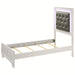 Crown Mark Furniture Lyssa Twin Upholstered Bed in White B4310-T - CasaBella Furniture (San Antonio, TX)