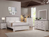 Crown Mark Furniture Leighton 4 Drawer Chest in White - CasaBella Furniture (San Antonio, TX)