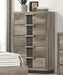 Crown Mark Furniture Rangley 5 Drawer Chest in Brown - CasaBella Furniture (San Antonio, TX)