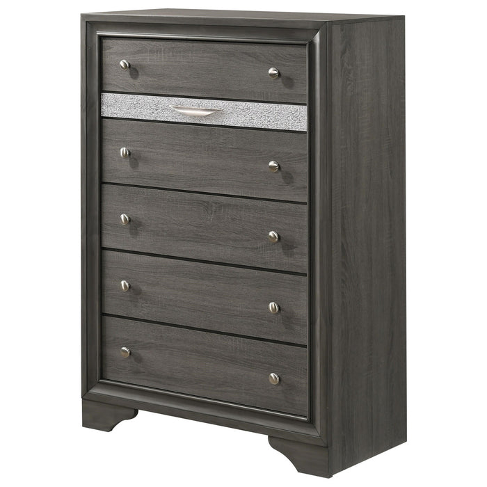Crown Mark Regata Chest in Grey - CasaBella Furniture (San Antonio, TX)