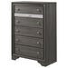 Crown Mark Regata Chest in Grey - CasaBella Furniture (San Antonio, TX)
