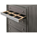 Crown Mark Regata Chest in Grey - CasaBella Furniture (San Antonio, TX)