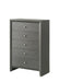 DENKER CHEST GUN METAL - CasaBella Furniture (San Antonio, TX)