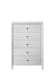EVAN CHEST WHITE - CasaBella Furniture (San Antonio, TX)