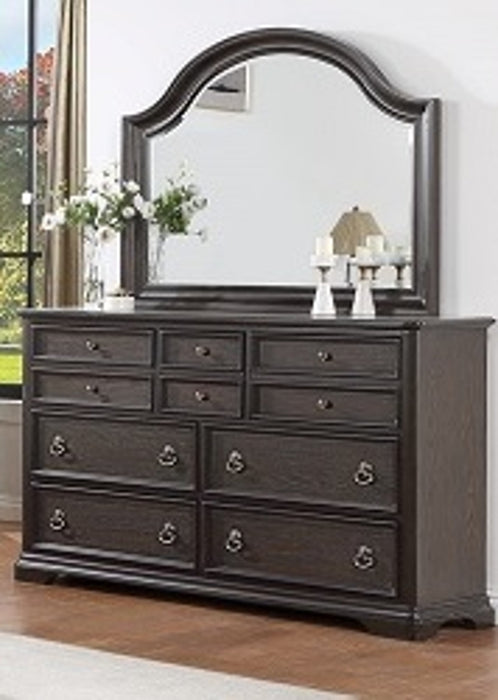 Crown Mark Furniture Duke Dresser in Dark Brown - CasaBella Furniture (San Antonio, TX)
