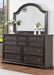 Crown Mark Furniture Duke Dresser in Dark Brown - CasaBella Furniture (San Antonio, TX)