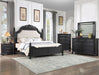Crown Mark Furniture Kingsbury 9 Drawer Dresser in Black - CasaBella Furniture (San Antonio, TX)