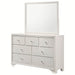 Crown Mark Furniture Lyssa 7 Drawer Dresser in White - CasaBella Furniture (San Antonio, TX)