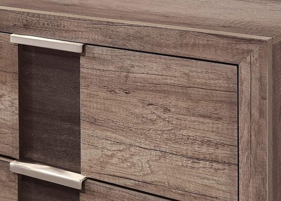 Crown Mark Furniture Rangley 6 Drawer Dresser in Brown - CasaBella Furniture (San Antonio, TX)