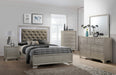 Crown Mark Lyssa 6 Drawer Dresser in Embossed Crocodile Pattern - CasaBella Furniture (San Antonio, TX)