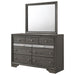 Crown Mark Regata Dresser in Grey - CasaBella Furniture (San Antonio, TX)