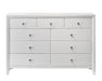 EVAN DRESSER WHITE - CasaBella Furniture (San Antonio, TX)