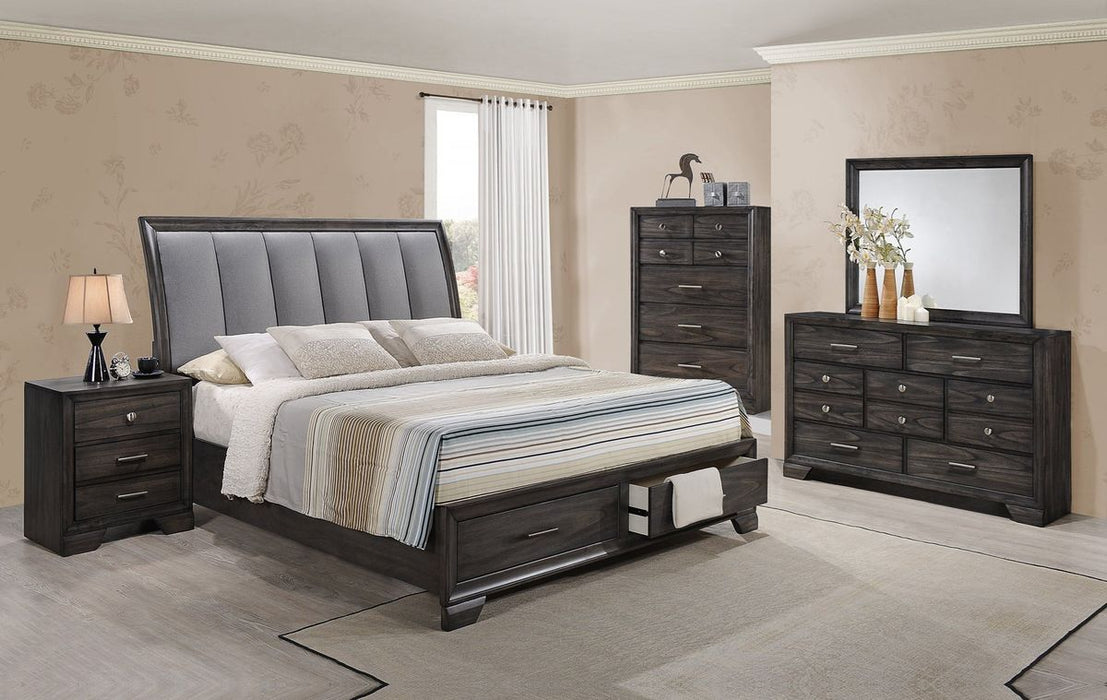 Crown Mark Jaymes Nightsatnd in Dark Brown B6580-2 - CasaBella Furniture (San Antonio, TX)