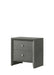 DENKER NIGHTSTAND GUN METAL - CasaBella Furniture (San Antonio, TX)