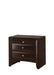 EMILY NIGHTSTAND DARK CHERRY - CasaBella Furniture (San Antonio, TX)